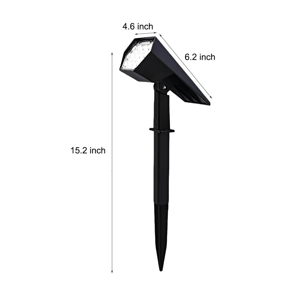 Adjustable Solar LED Landscape Spotlight Waterproof RGB and Warm White