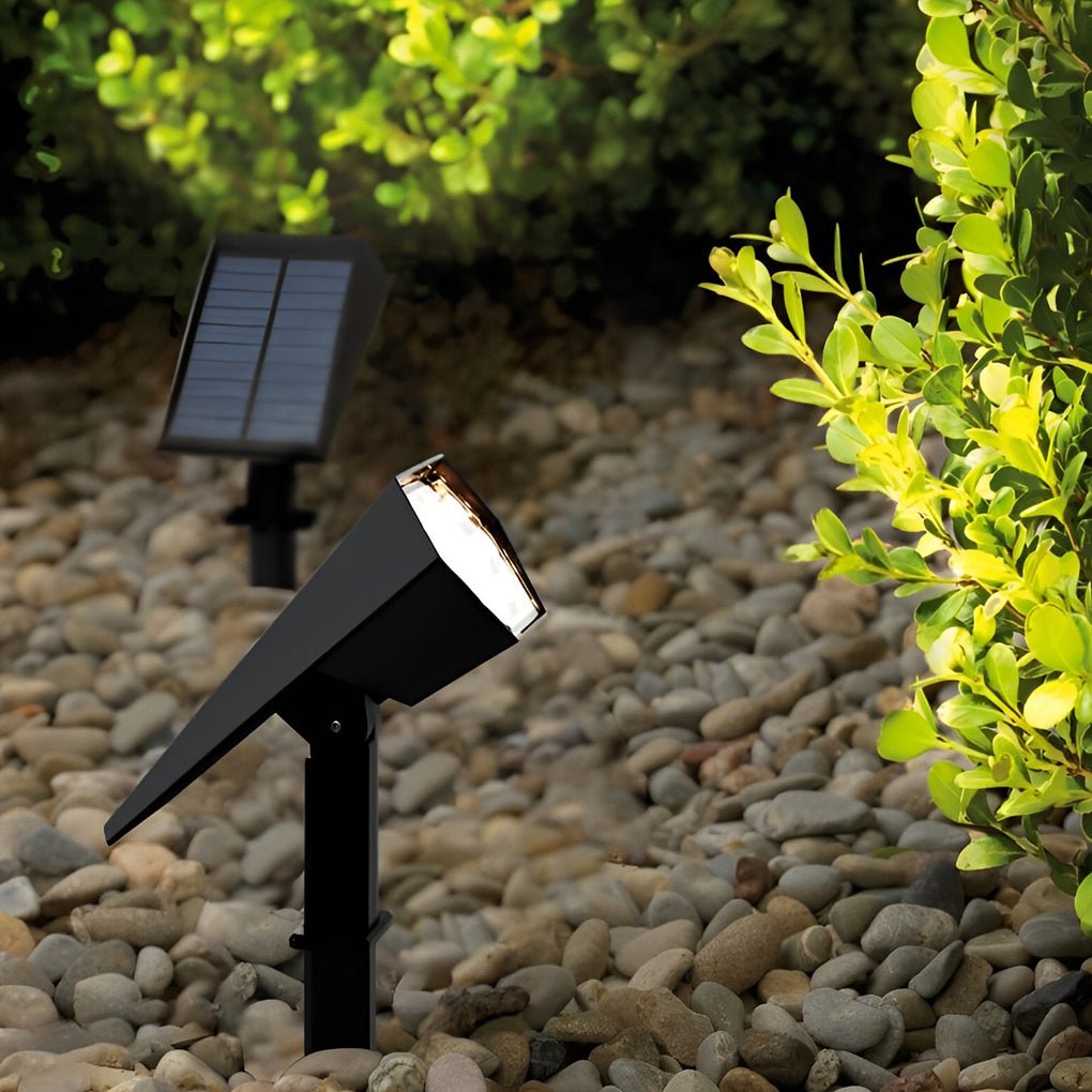 Adjustable Solar LED Landscape Spotlight Waterproof RGB and Warm White