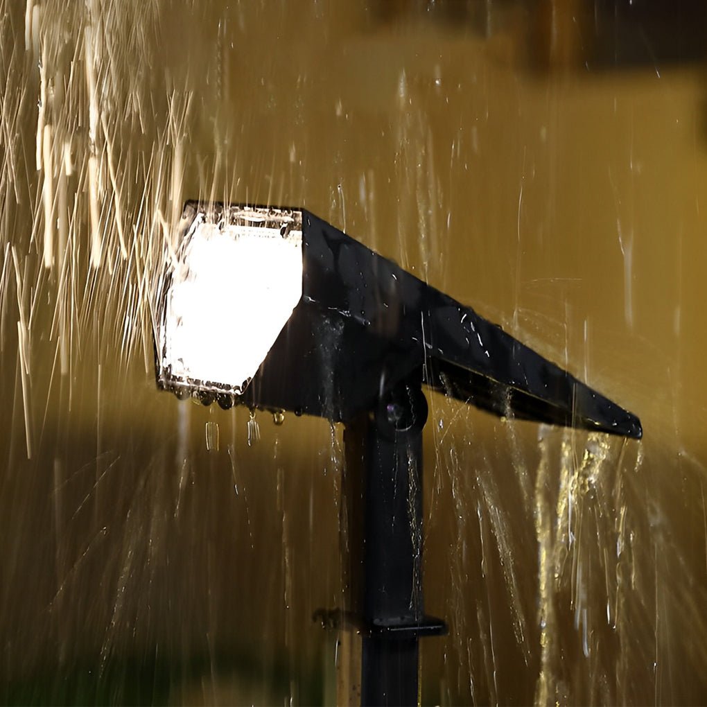 Adjustable Solar LED Landscape Spotlight Waterproof RGB and Warm White