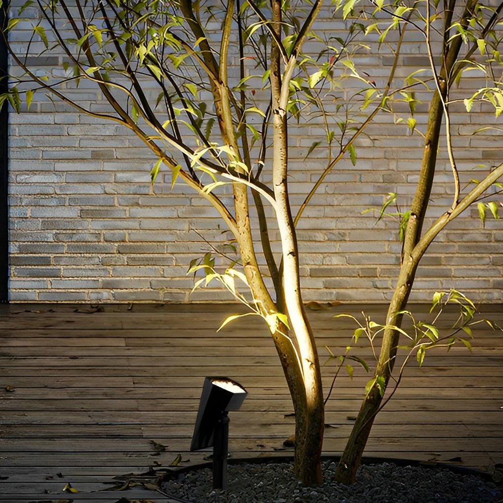 Adjustable Solar LED Landscape Spotlight Waterproof RGB and Warm White