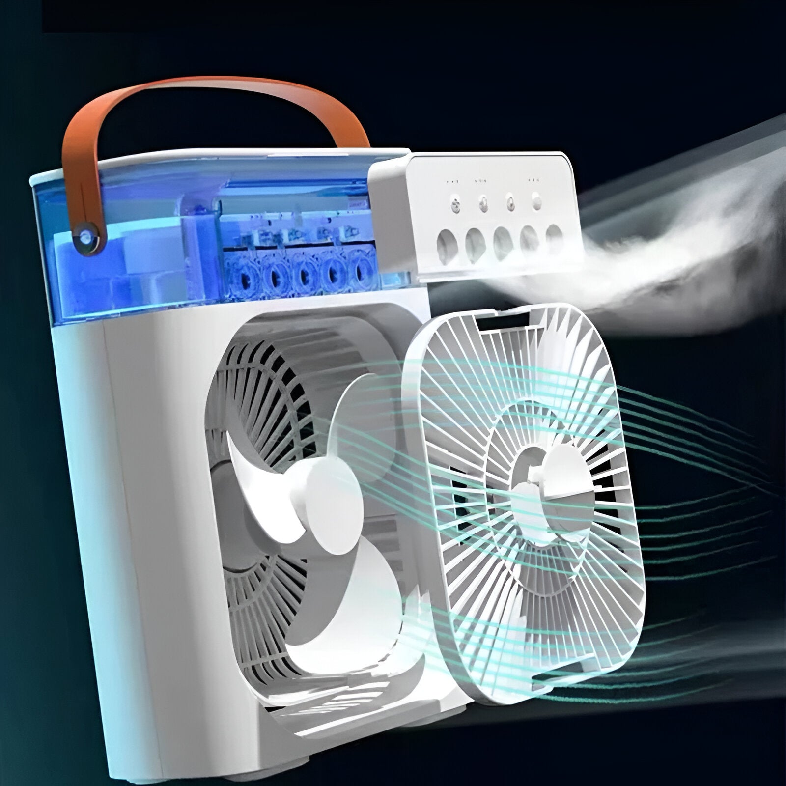 3 in 1 Portable Air Cooler Humidifier and Purifier for Home and Office