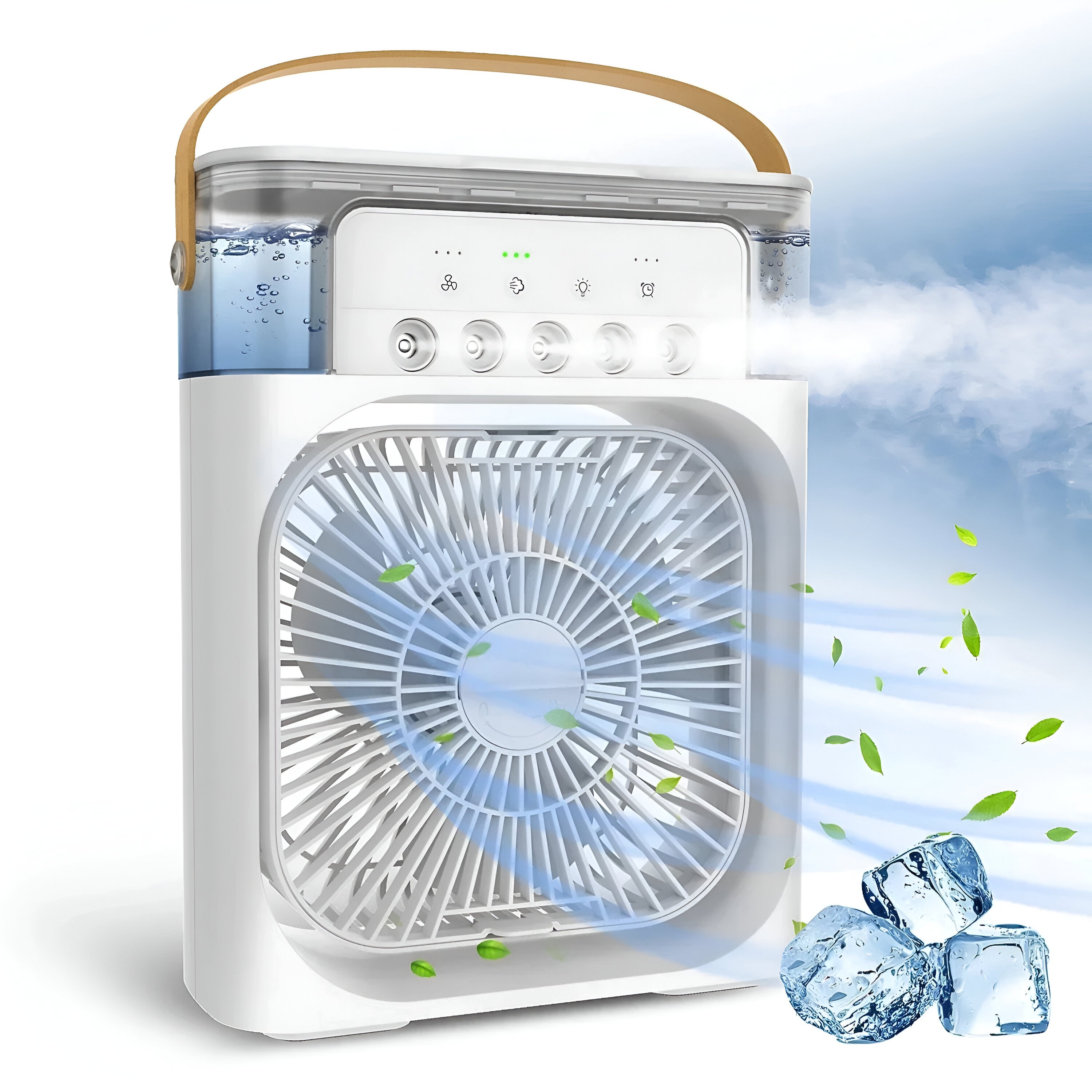 3 in 1 Portable Air Cooler Humidifier and Purifier for Home and Office