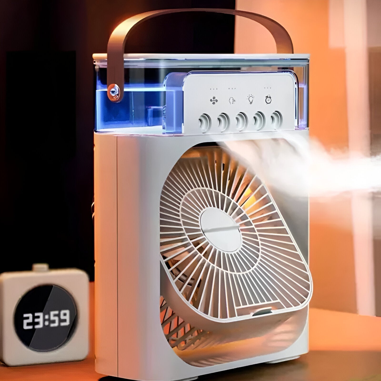 3 in 1 Portable Air Cooler Humidifier and Purifier for Home and Office