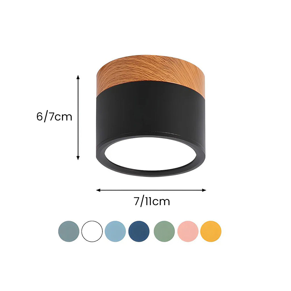 Modern Cylinder LED Flush Mount Ceiling Light