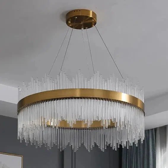 Crystal Chandelier Light Oval or Round Design