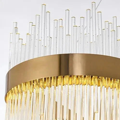 Crystal Chandelier Light Oval or Round Design