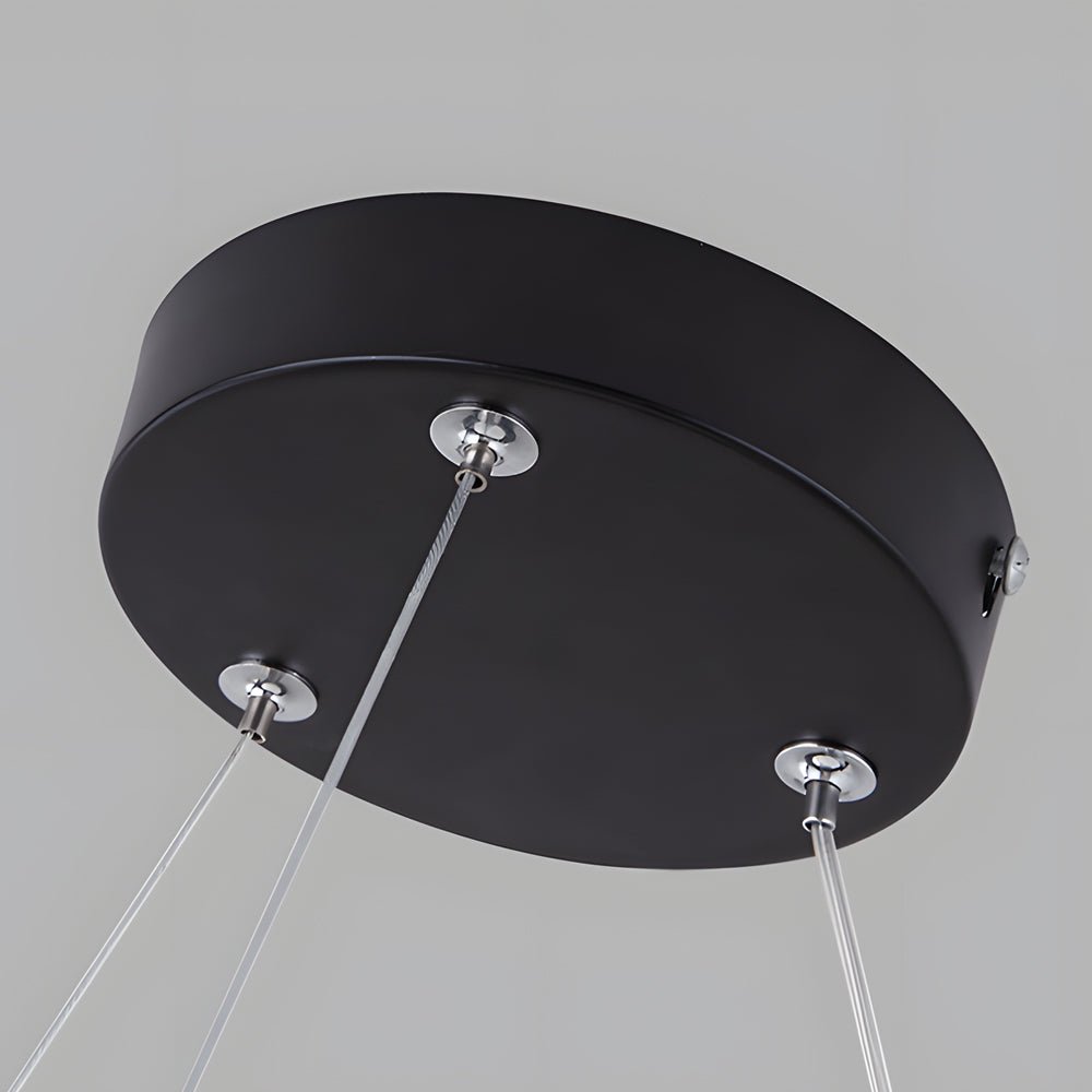 Modern Round LED Pendant Light for Office Workspace and Commercial Use