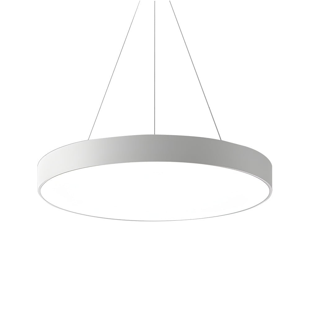 Modern Round LED Pendant Light for Office Workspace and Commercial Use