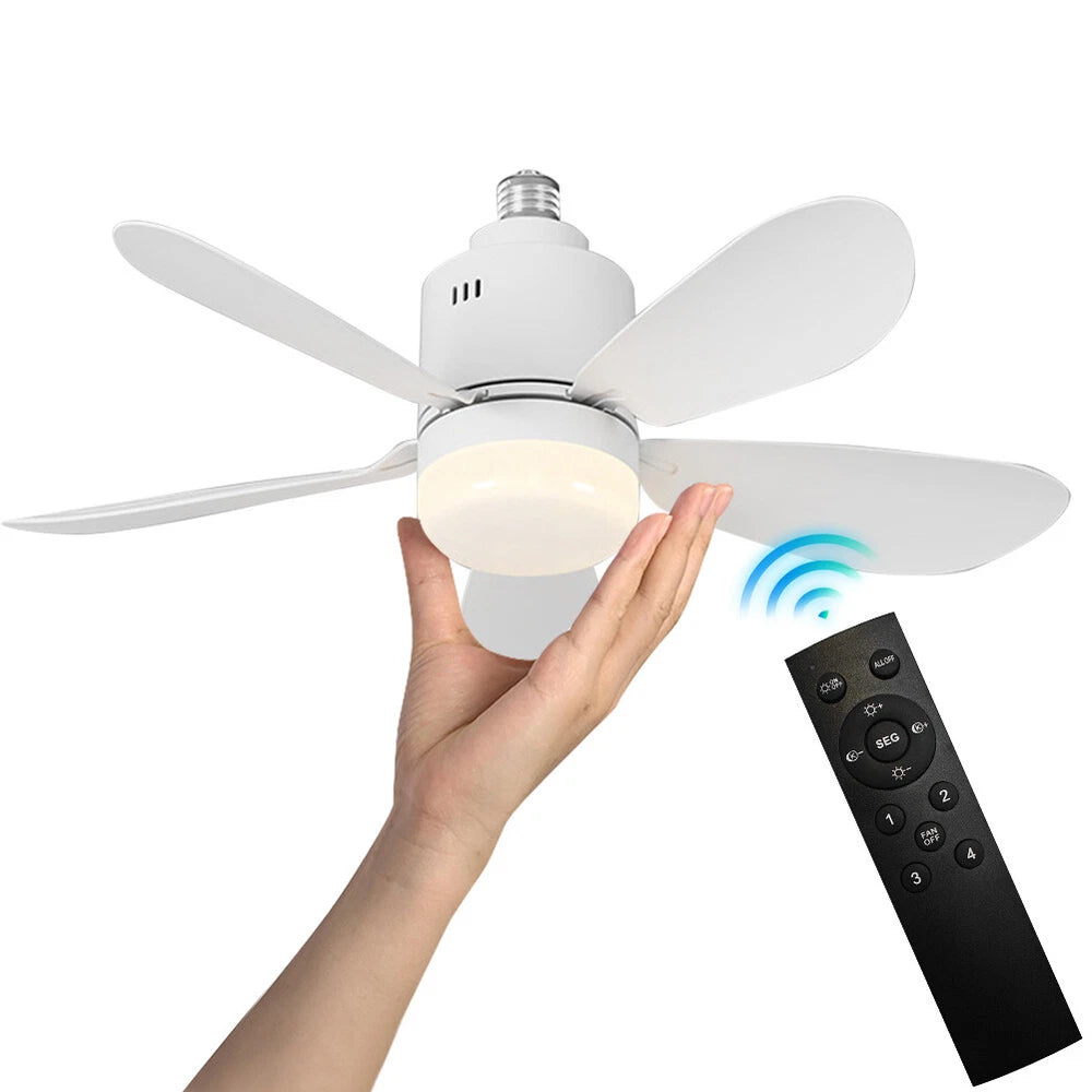 LED Ceiling Fan Light Bulb with Remote Control