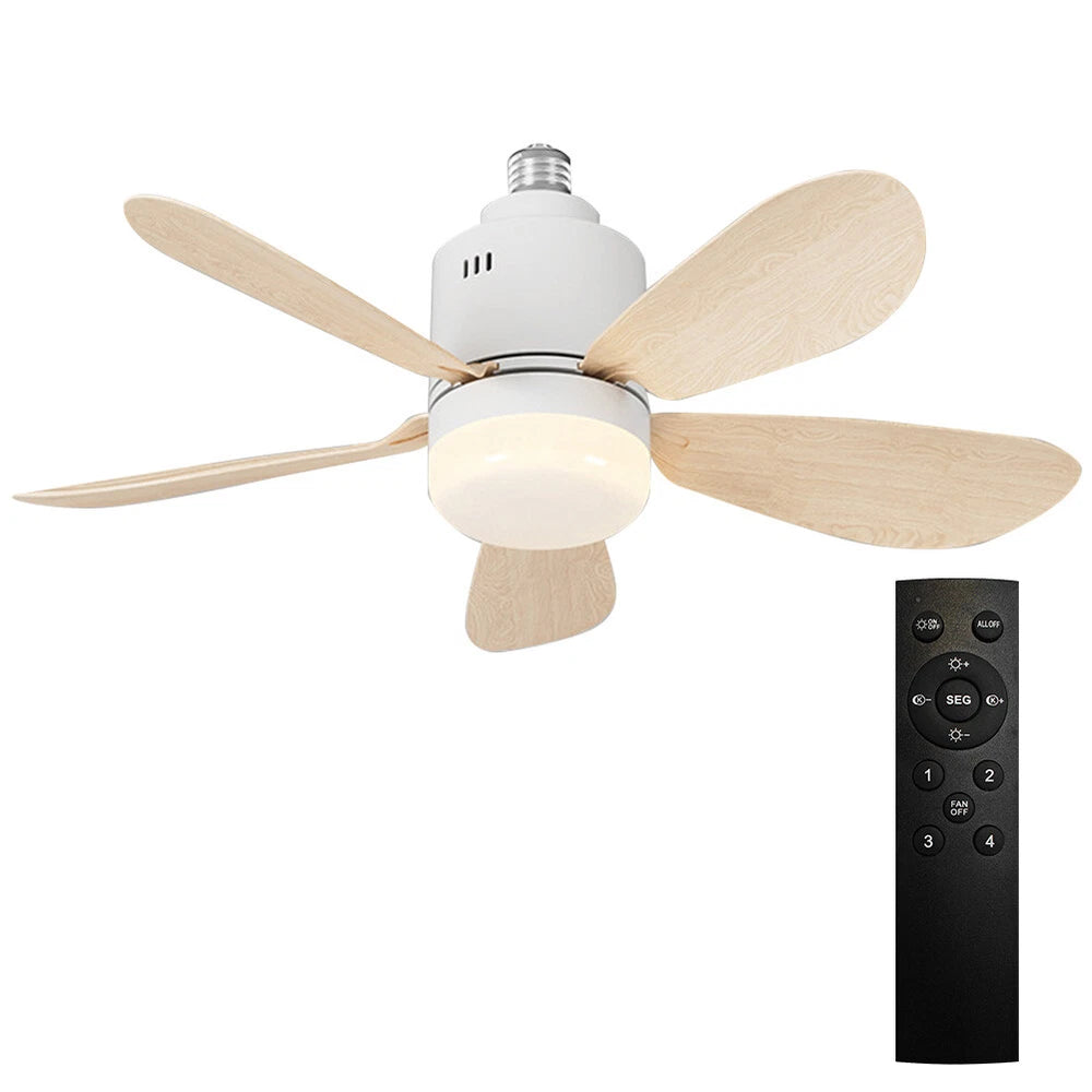LED Ceiling Fan Light Bulb with Remote Control