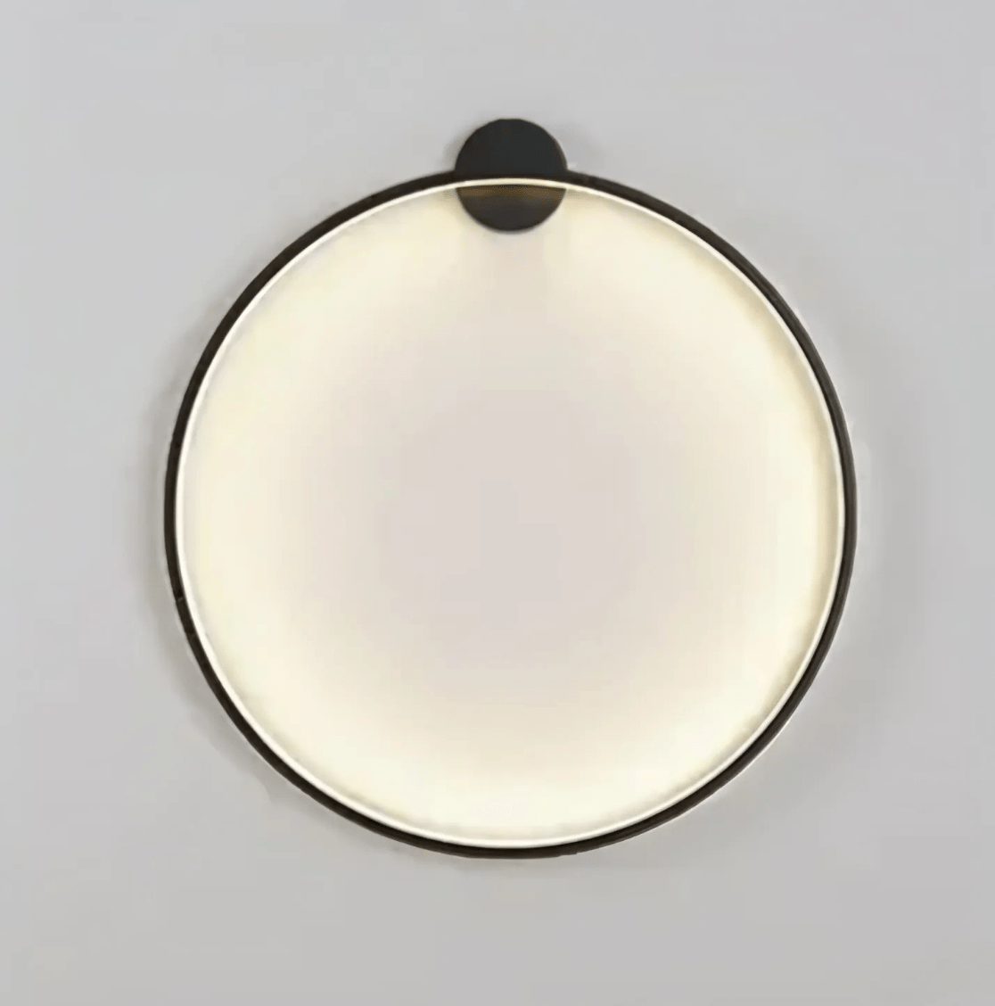 Modern Satin Black LED Wall Light Dimmable USB & Hardwired