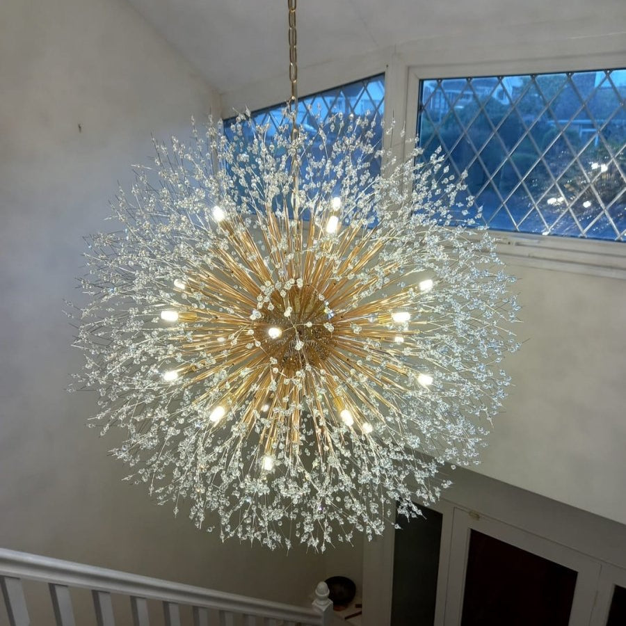 Luxury Firework Sputnik Chandelier 20-Light Oversized Modern Ceiling Light