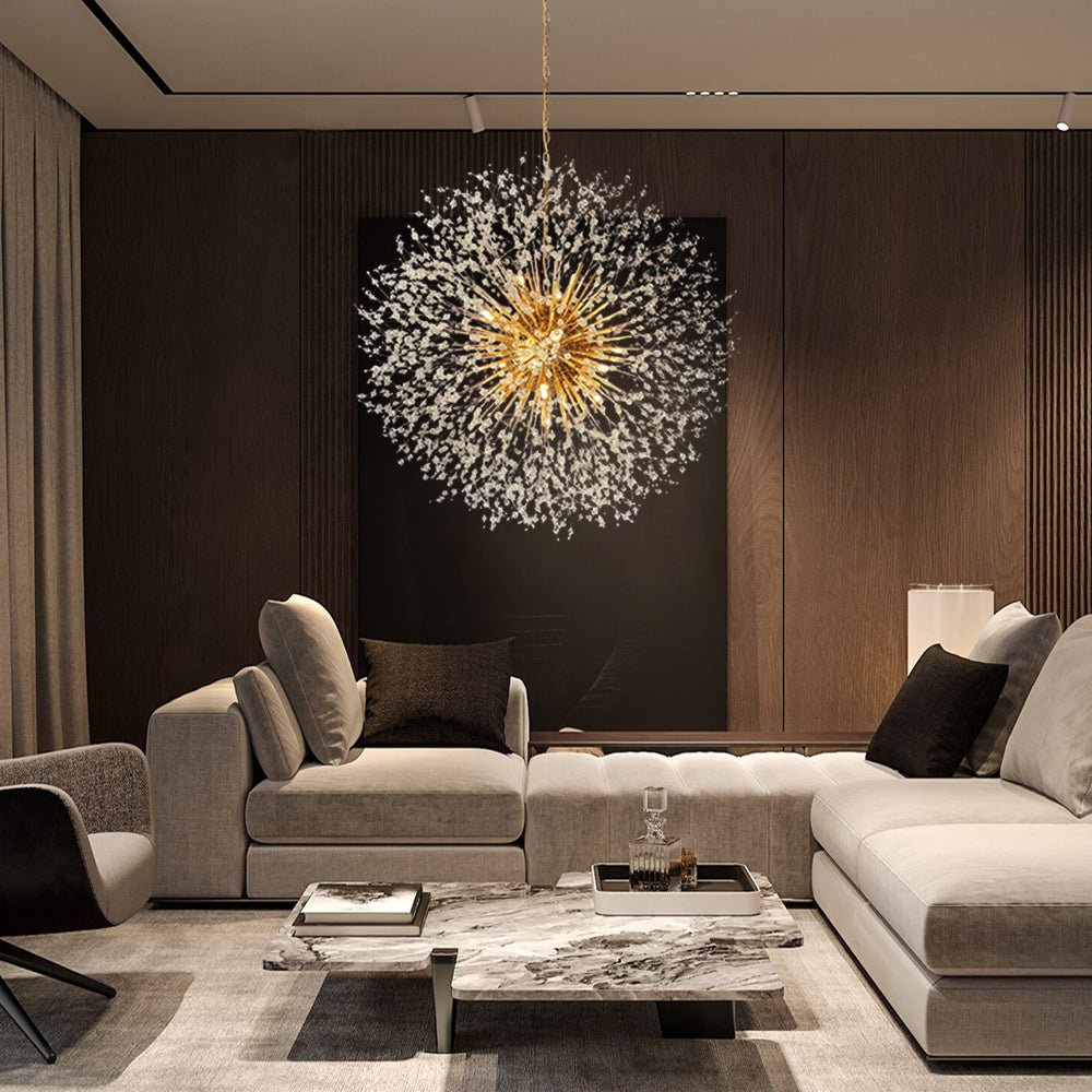 Luxury Firework Sputnik Chandelier 20-Light Oversized Modern Ceiling Light