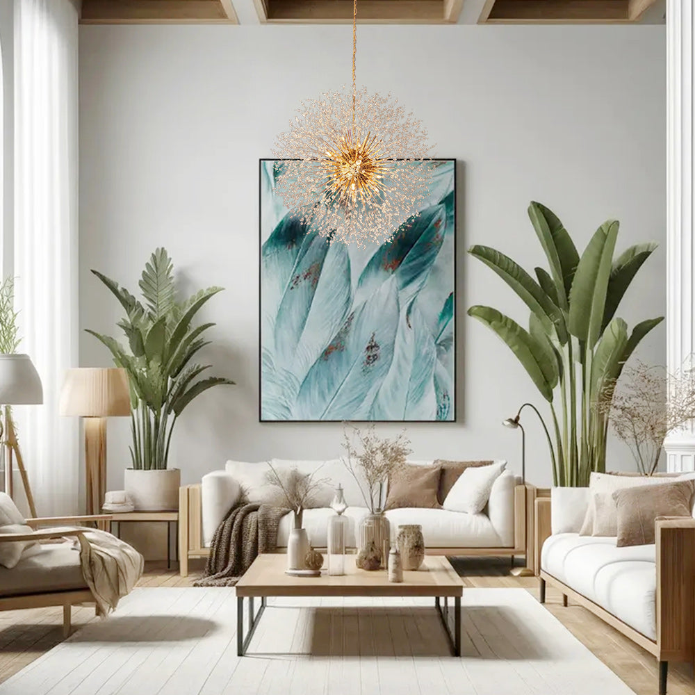 Luxury Firework Sputnik Chandelier 20-Light Oversized Modern Ceiling Light