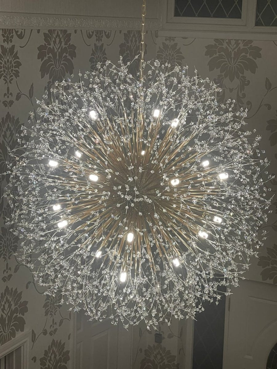 Luxury Firework Sputnik Chandelier 20-Light Oversized Modern Ceiling Light
