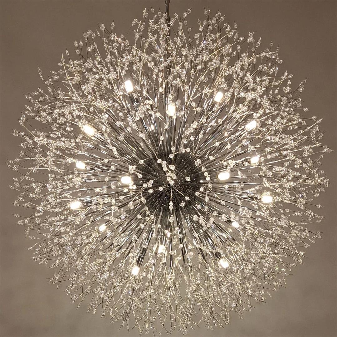 Luxury Firework Sputnik Chandelier 20-Light Oversized Modern Ceiling Light