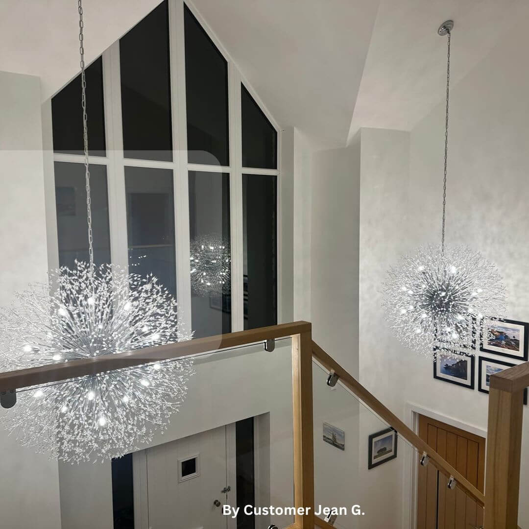 Luxury Firework Sputnik Chandelier 20-Light Oversized Modern Ceiling Light