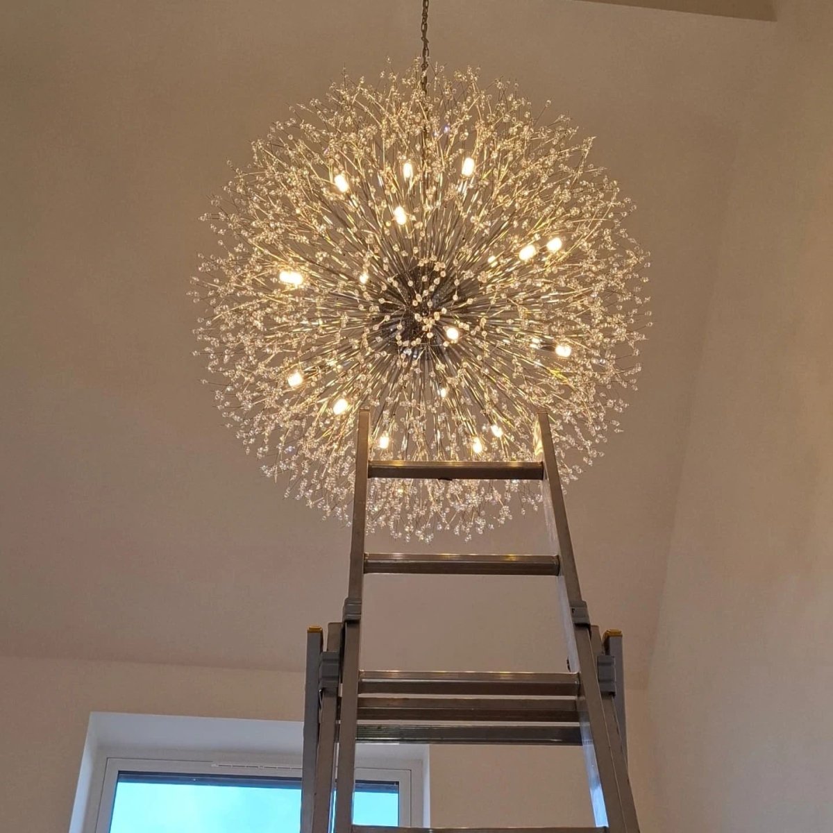 Luxury Firework Sputnik Chandelier 20-Light Oversized Modern Ceiling Light