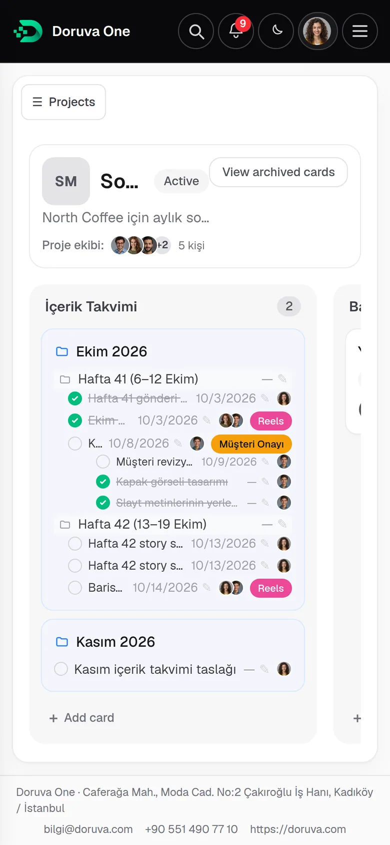 Task detail and operation notes on a phone