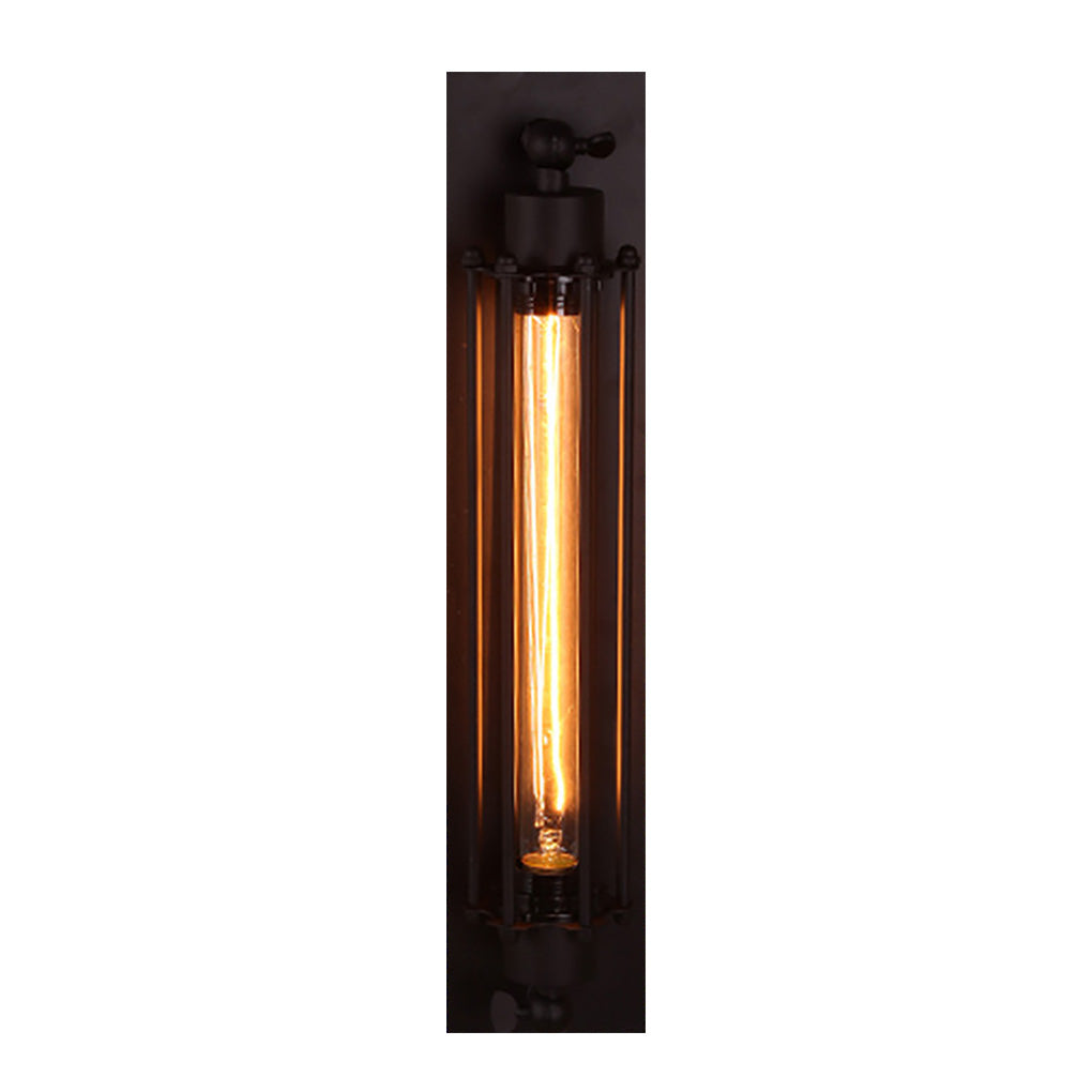 Industrial Style Antique Iron Wall Light for Indoor Cafe Corridor and Aisle