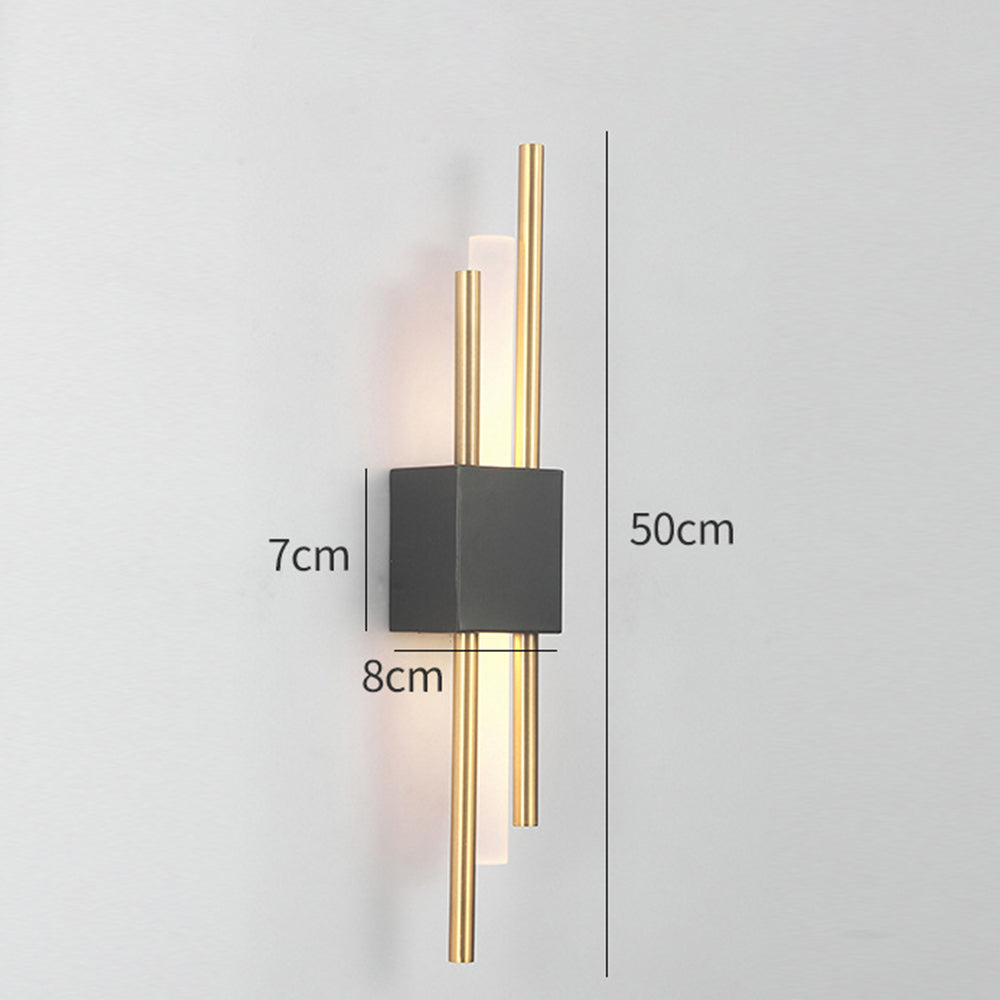 Black and Gold Modern Wall Sconce – Stylish LED Accent Lighting