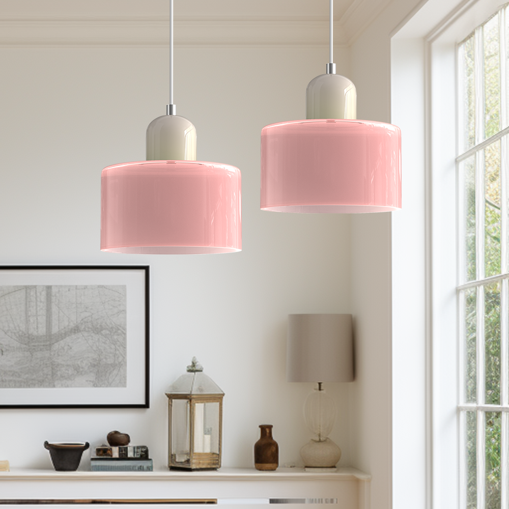 Bauhaus Style Glass Pendant Ceiling Light