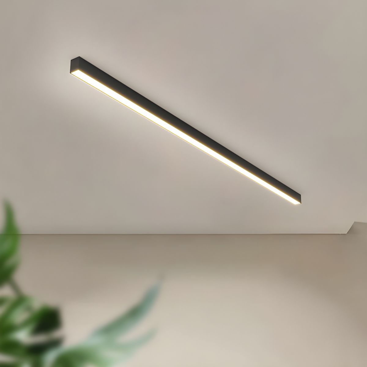 Minimalist Long Strip LED Ceiling Light for Living Room Bedroom and Hallway