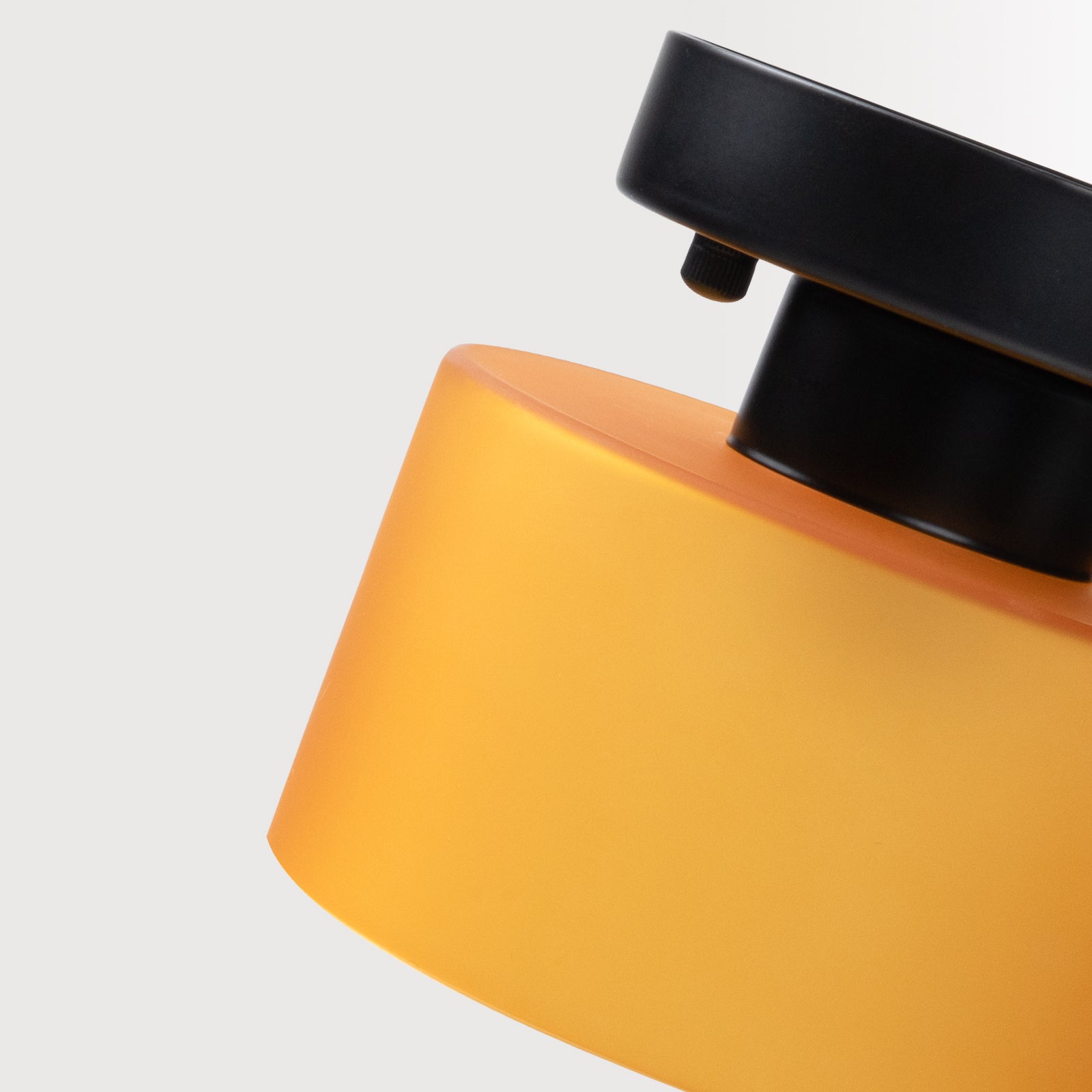 Bauhaus Glass Flush Mount Ceiling Light – Minimalist Small Fixture