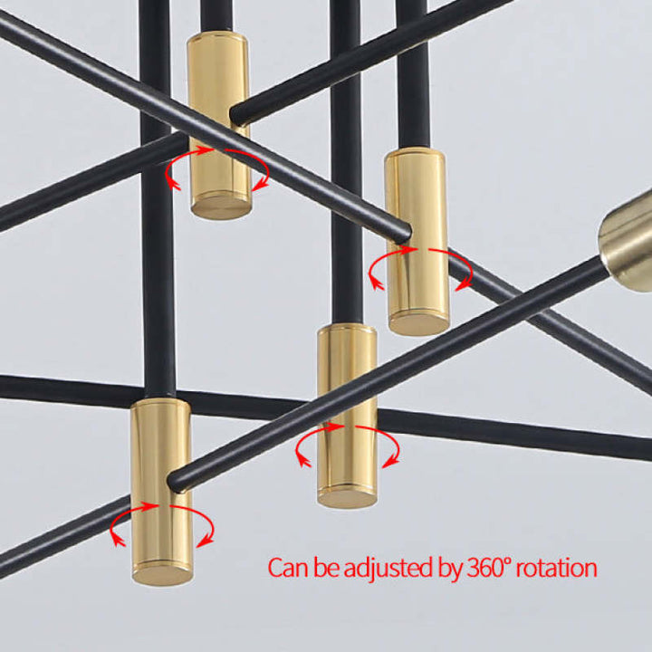 Nordic Black Modern Ceiling Light