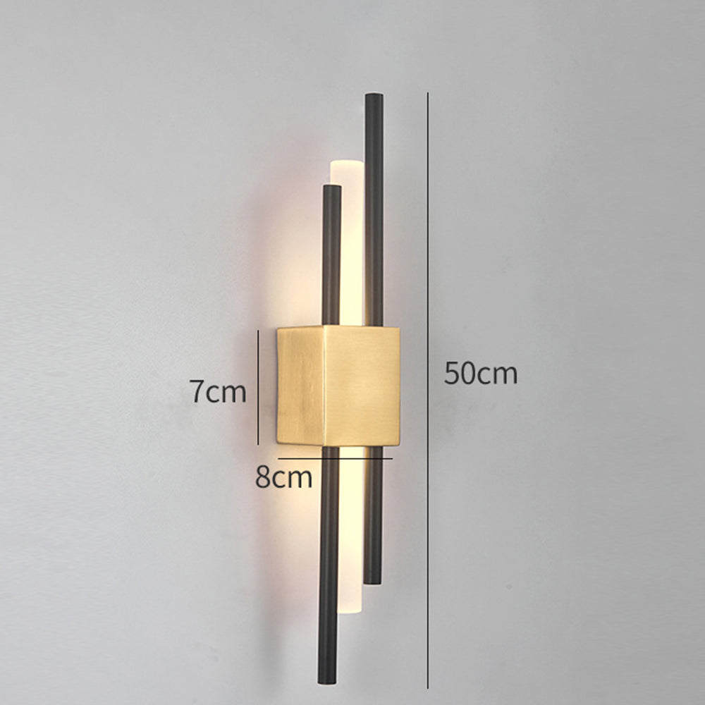 Black and Gold Modern Wall Sconce – Stylish LED Accent Lighting