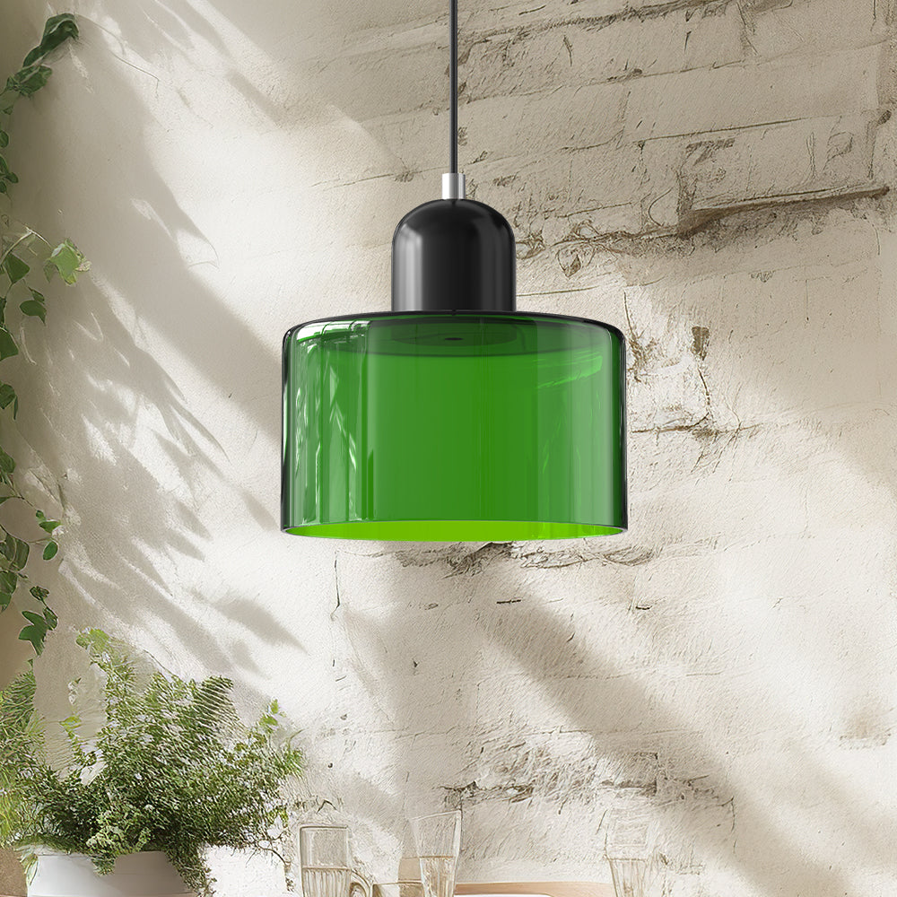 Bauhaus Style Glass Pendant Ceiling Light