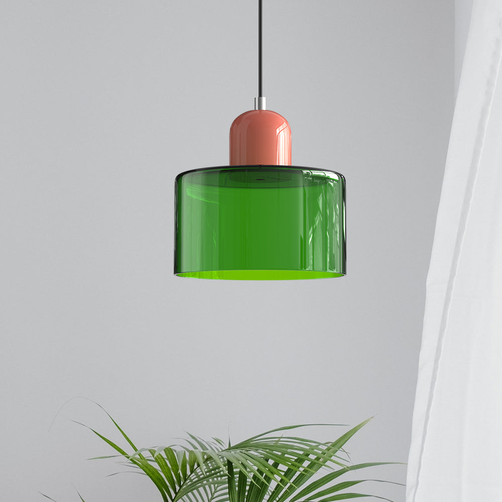 Bauhaus Style Glass Pendant Ceiling Light