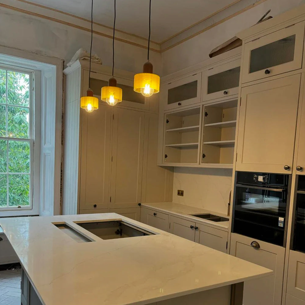 Bauhaus Style Glass Pendant Ceiling Light