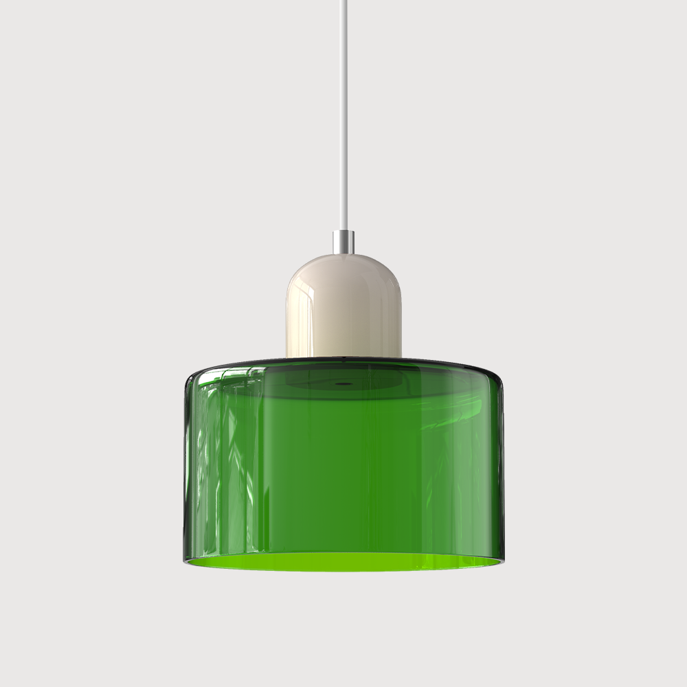 Bauhaus Style Glass Pendant Ceiling Light
