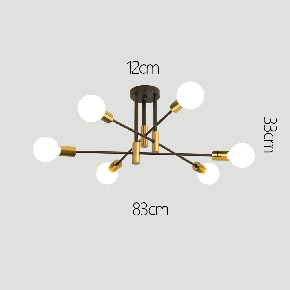 Nordic Black Modern Ceiling Light