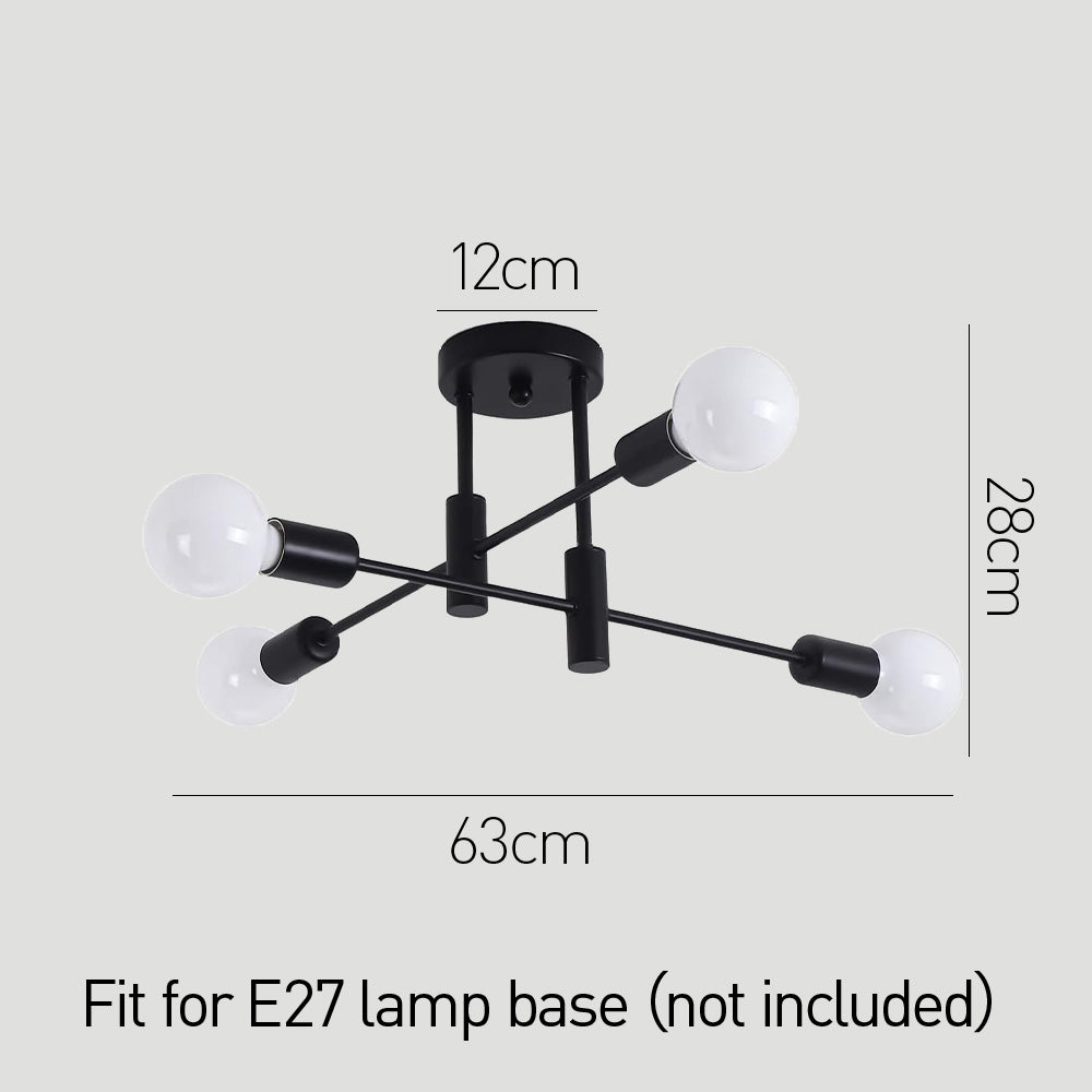 Nordic Black Modern Ceiling Light