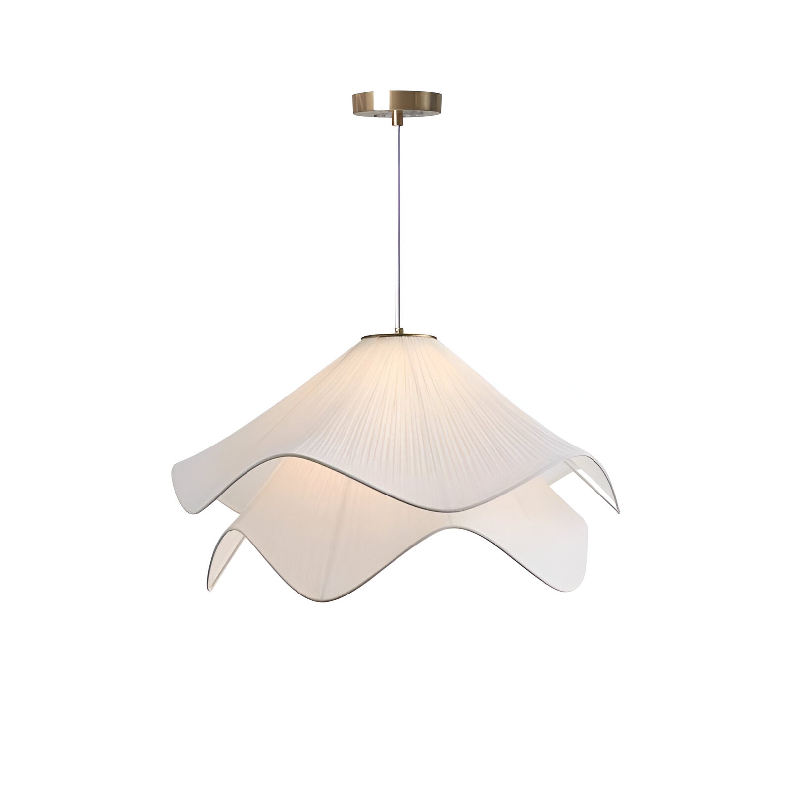 Japandi Fabric Pendant Light Modern Minimalist Hanging Lamp