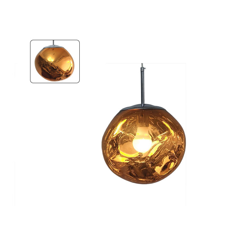 Modern Melt Glass Pendant Light for Elegant Indoor Spaces