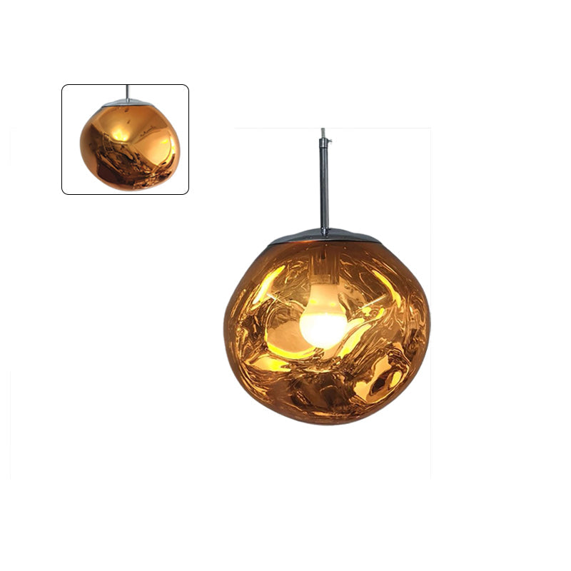 Modern Melt Glass Pendant Light for Elegant Indoor Spaces