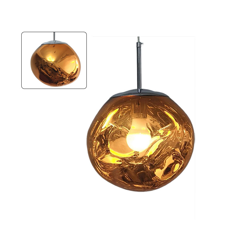 Modern Melt Glass Pendant Light for Elegant Indoor Spaces