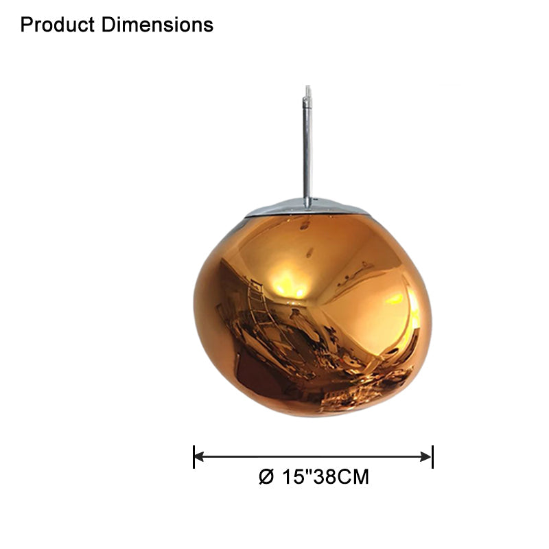 Modern Melt Glass Pendant Light for Elegant Indoor Spaces
