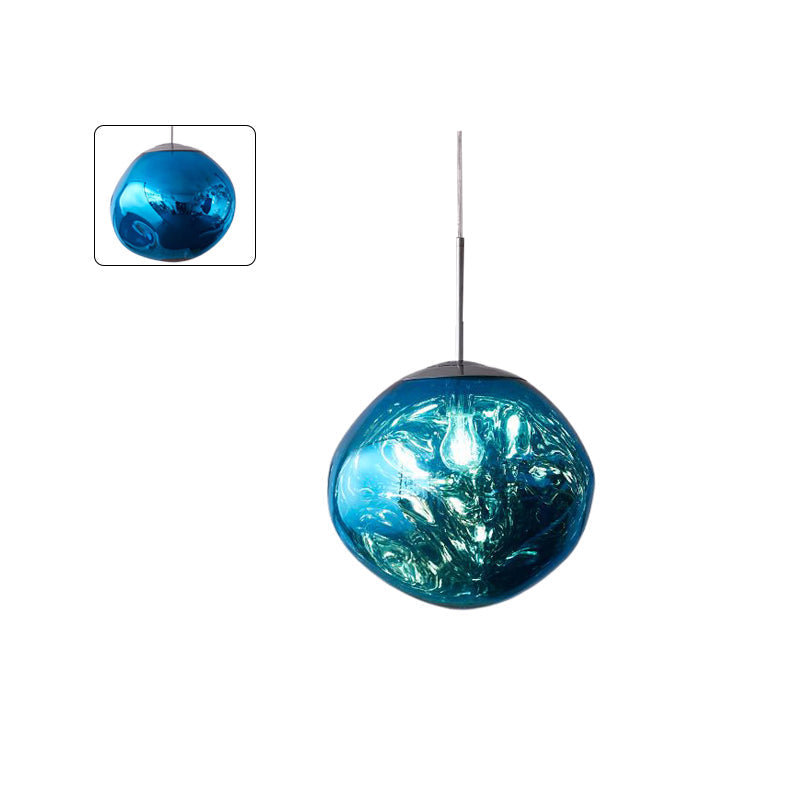 Modern Melt Glass Pendant Light for Elegant Indoor Spaces