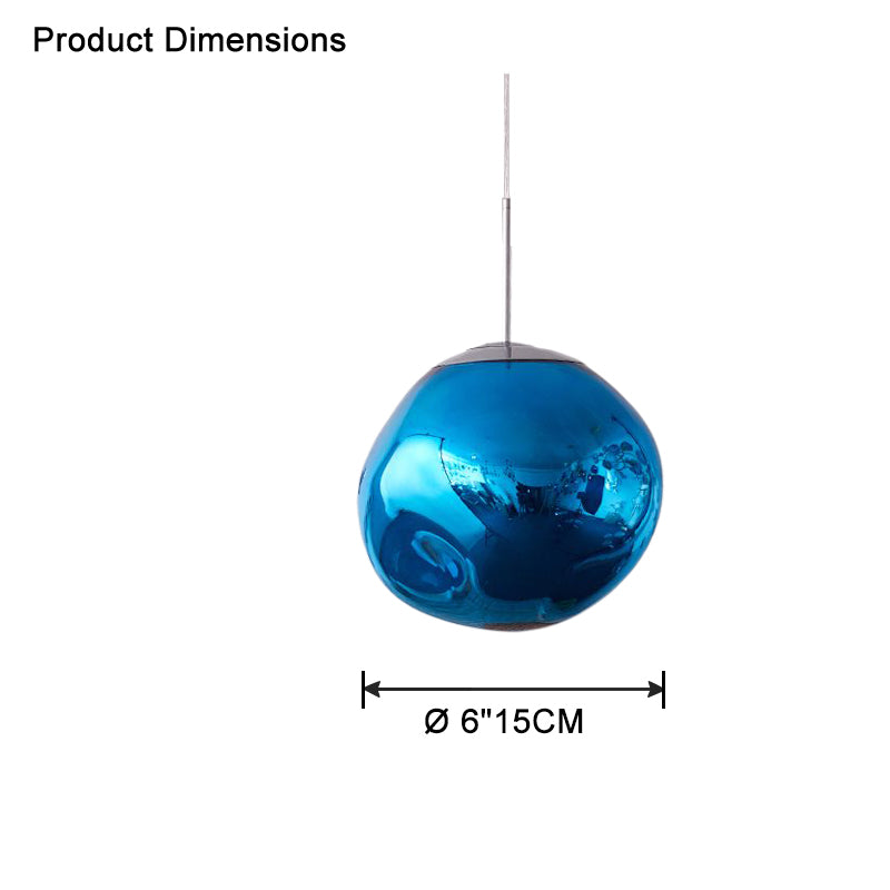 Modern Melt Glass Pendant Light for Elegant Indoor Spaces