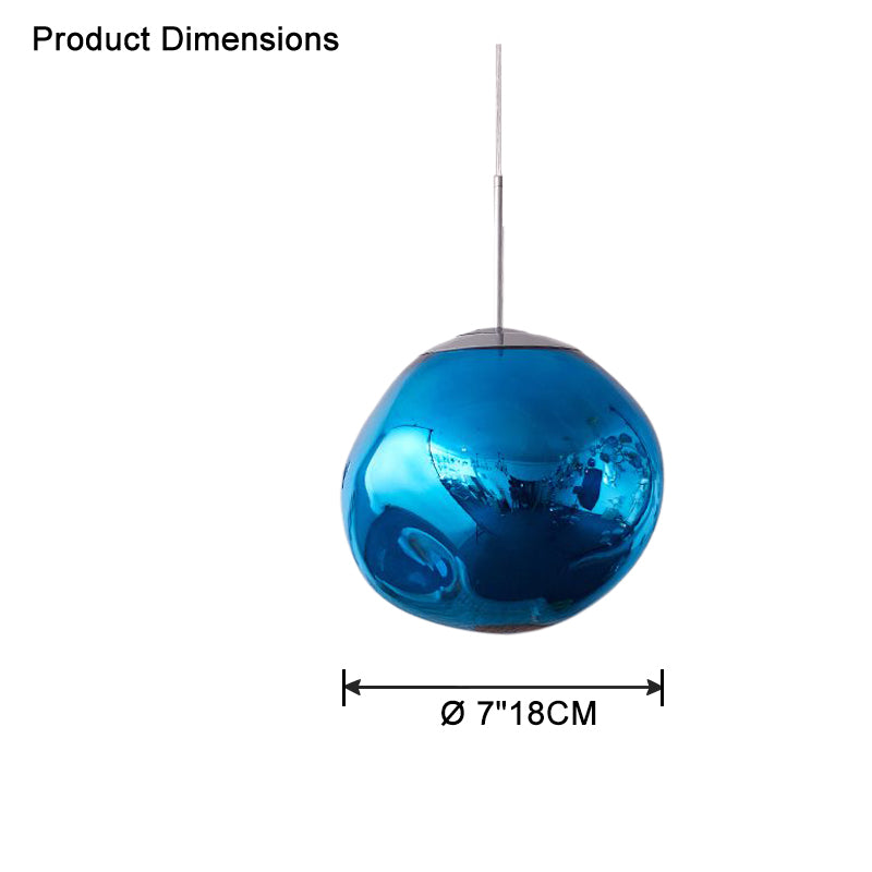 Modern Melt Glass Pendant Light for Elegant Indoor Spaces