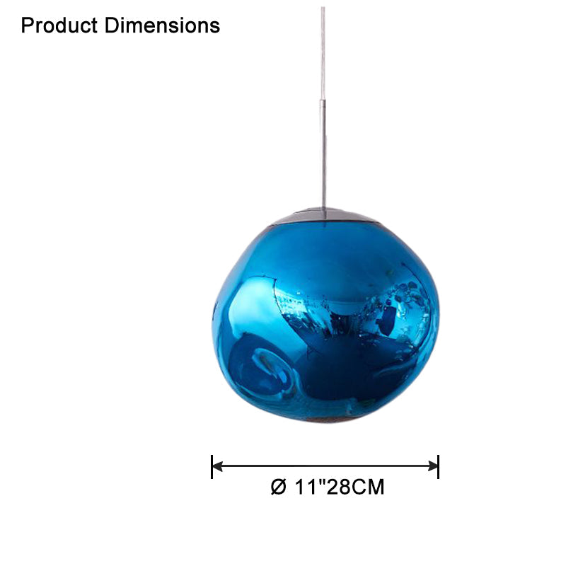 Modern Melt Glass Pendant Light for Elegant Indoor Spaces