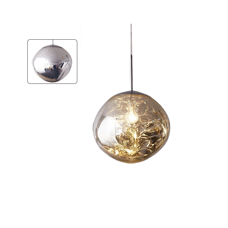 Modern Melt Glass Pendant Light for Elegant Indoor Spaces