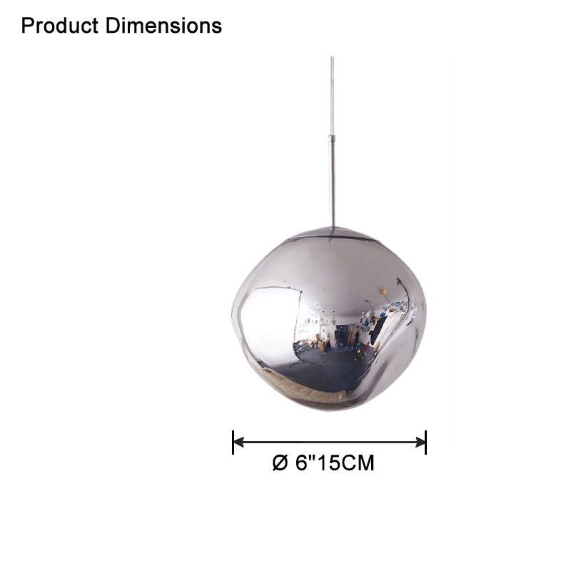 Modern Melt Glass Pendant Light for Elegant Indoor Spaces