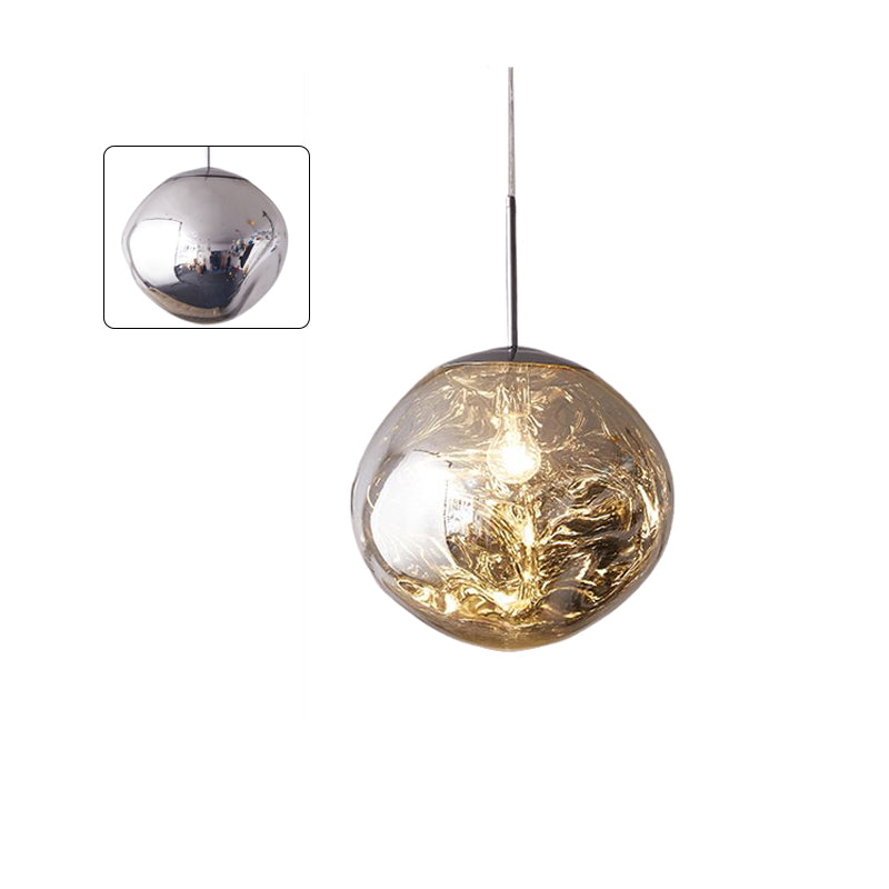 Modern Melt Glass Pendant Light for Elegant Indoor Spaces