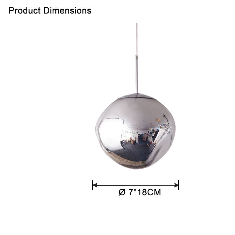 Modern Melt Glass Pendant Light for Elegant Indoor Spaces