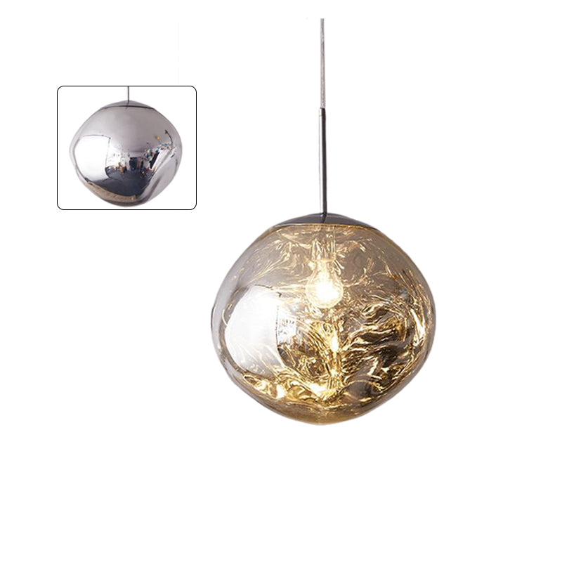 Modern Melt Glass Pendant Light for Elegant Indoor Spaces
